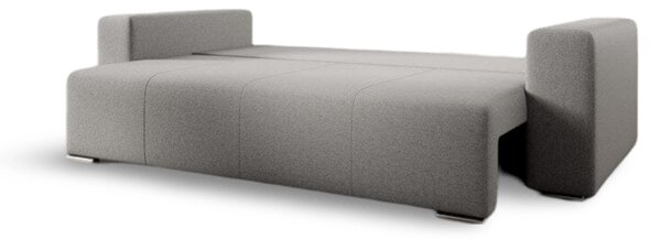 Canapea extensibilă dumonde cu ladă de depozitare si sezut confortabil din spuma high-density, Marbela New Grey 245x100 cm