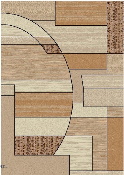 Covor Sufragerie Dormitor, Model Lotos 538 180, Bej 80x200