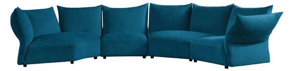 Canapea semirotunda dumonde cu șezut confortabil din spumă HR Vogue 460x131 cm