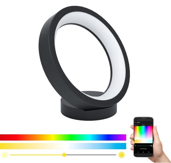 Eglo 99029 - Lampă de masă LED RGB dimabilă MARGHERA-C LED/16W/230V