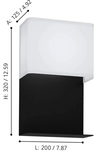 Eglo 99069 - Aplica LED de perete GALDAKAO LED/5,4W/230V