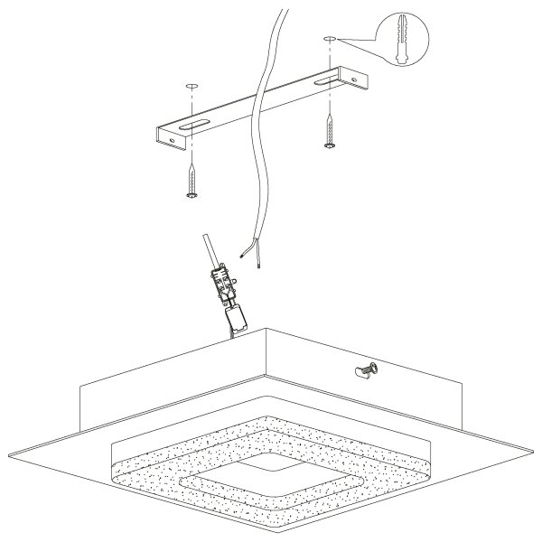 Eglo 99324 - Plafonieră LED FRADELO 4xLED/4W/230V