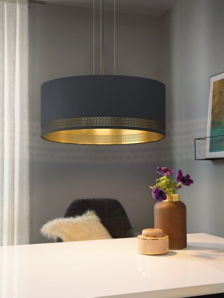 Eglo 99274 - Lustră pe cablu ESTEPERRA 3xE27/40W/230V