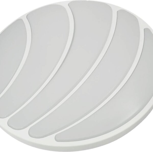Plafonieră LED dimabilă SHELL WHITE LED/40W/230V + telecomandă