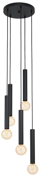 Eglo 98058 - Lustră pe cablu CORTENOVA 5xE27/60W/230V