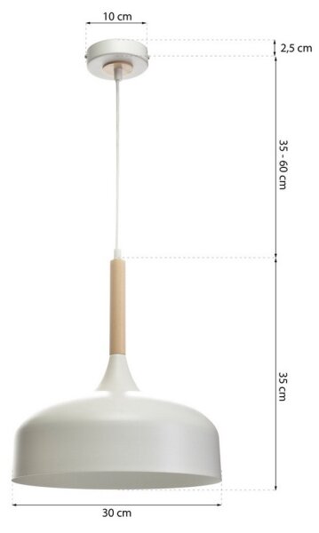 Lustră pe cablu TAYLOR 1xE27/60W/230V