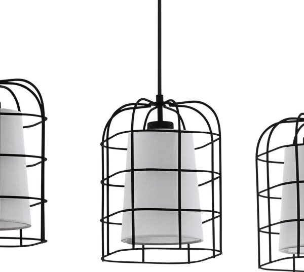 Eglo 43355 - Lustră pe cablu BITTAMS 3xE27/28W/230V