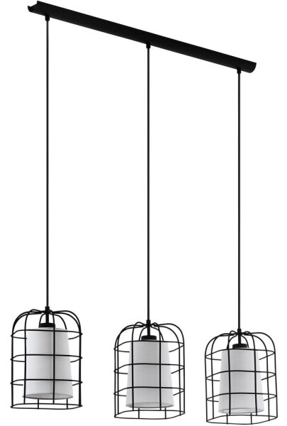 Eglo 43355 - Lustră pe cablu BITTAMS 3xE27/28W/230V