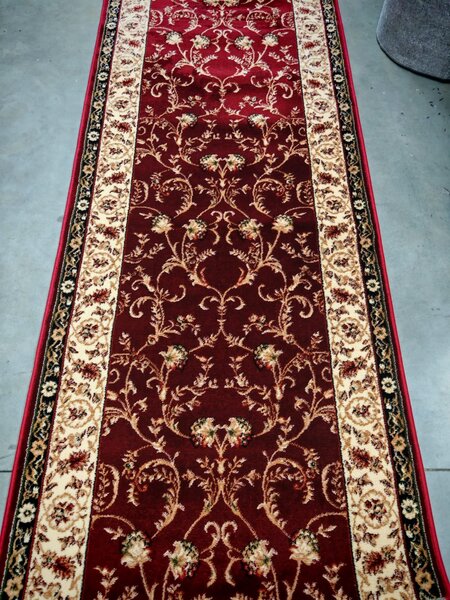 Traversa Hol, Model Lotos 523 210, Festonata la capete, Latime 60 cm Dreptunghi, 60 x 300