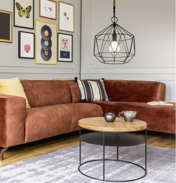 Eglo 43328 - Lustră pe cablu COTTINGHAM 1xE27/40W/230V
