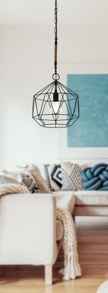 Eglo 43328 - Lustră pe cablu COTTINGHAM 1xE27/40W/230V