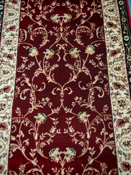 Traversa Hol, Model Lotos 523 210, Festonata la capete, Latime 60 cm Dreptunghi, 60 x 300