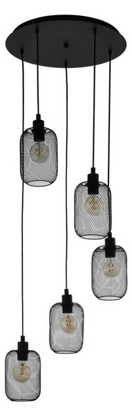Eglo 43334 - Lustră pe cablu WRINGTON 5xE27/60W/230V