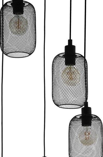 Eglo 43334 - Lustră pe cablu WRINGTON 5xE27/60W/230V