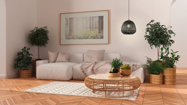 Eglo 43265 - Lustră pe cablu DEMBLEBY 1 1xE27/40W/230V