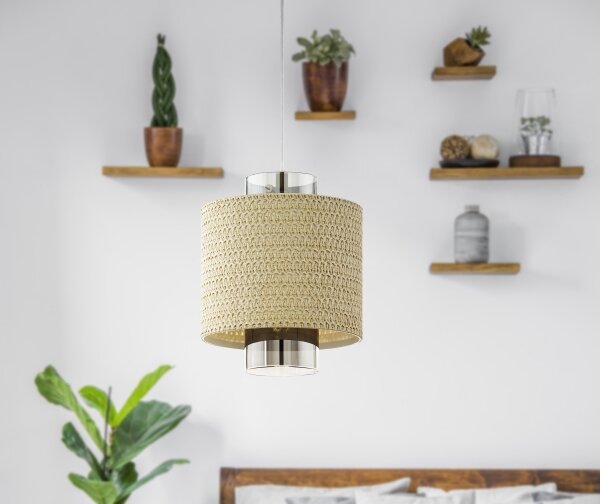 Eglo 43393 - Lustră pe cablu MEDIOUNA 1xE27/40W/230V
