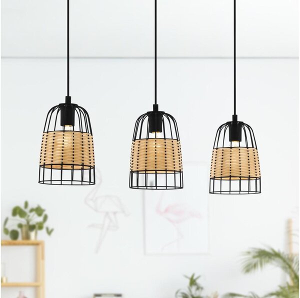 Eglo 43313 - Lustră pe cablu ANWICK 3xE27/40W/230V