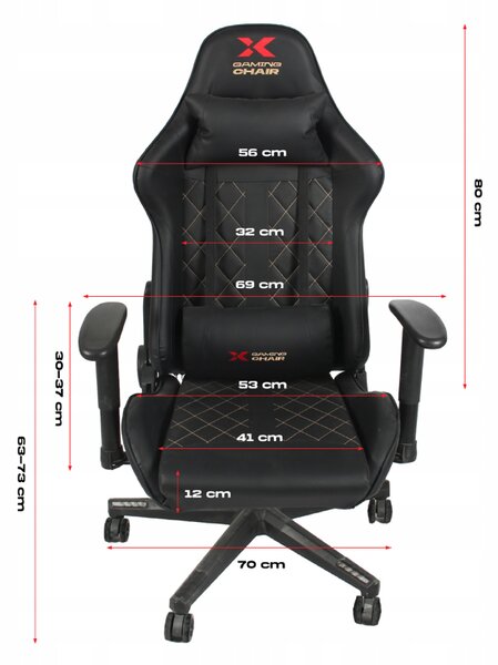 Scaun de gaming Xgaming Xcom2 negru - auriu