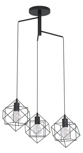 Eglo 43366 - Lustră pe cablu STRAITON 3xE27/60W/230V