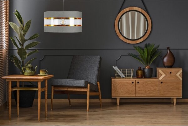 Lustră pe cablu LIND 1xE27/60W/230V negru
