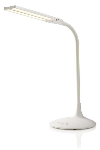 Nedis LTLG3M1WT4 - Lampă de birou LED reglabilă 6W, 5V, 2200 mAh albă