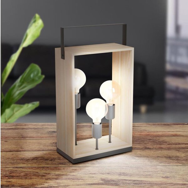 Eglo 43416 - Lampă de masă FAMBOROUGH 3xE27/40W/230V