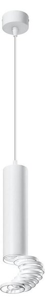 Lustră pe cablu TUBA 1xGU10/50W/230V alb