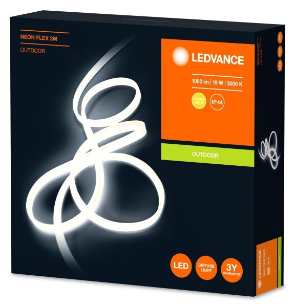 Ledvance - LED RGB Bandă dimmabilă exterior FLEX 3m LED/19W/230V IP44 + Telecomandă