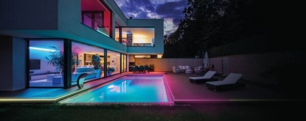Ledvance - LED RGB Bandă dimmabilă exterior FLEX 5m LED/23W/230V IP44 + Telecomandă