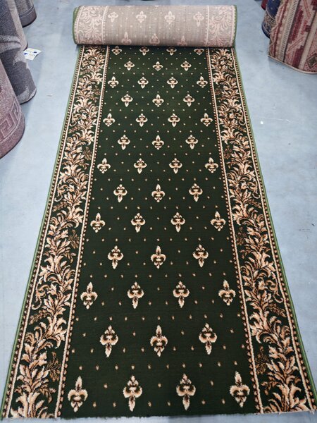 Model Bisericesc 15033 310, Traversa Latime 150 cm, Verde Verde, 150 x 300
