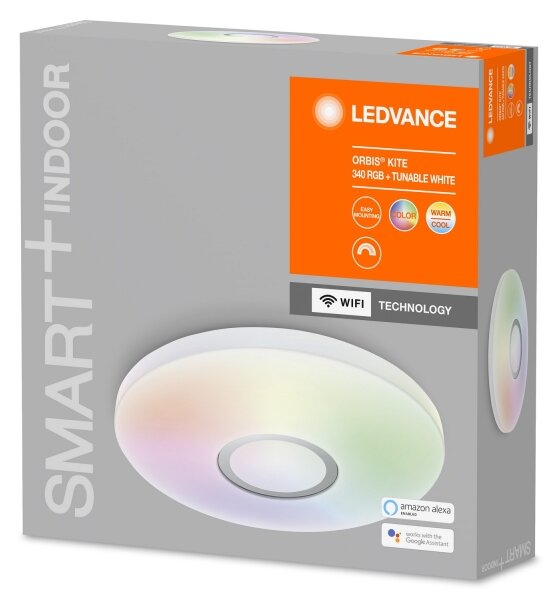 Ledvance - Lumină de tavan cu LED RGB Dimmer SMART + KITE LED/18W/230V Wi-Fi