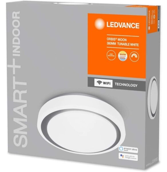 Ledvance - Lumină de plafon cu LED-uri Dimmer SMART + MOON LED/24W/230V Wi-Fi