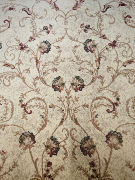 Traversa, Model Lotos 523 100, Festonata , Crem Bej, Latime 150 cm 150 x 200
