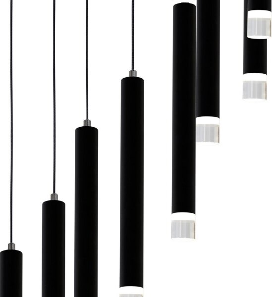 Candelabru LED pe un șir CARBON 12xLED/12W/230V