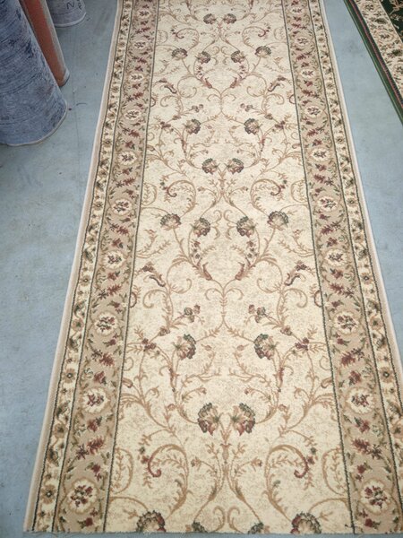 Traversa, Model Lotos 523 100, Festonata , Crem Bej, Latime 150 cm 150 x 200