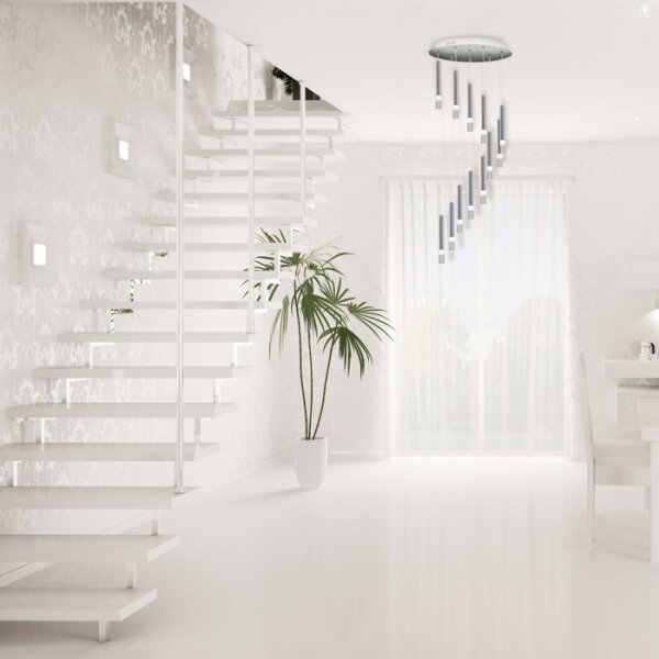 Candelabru pe sfoară ICE 12xLED/1W/230V