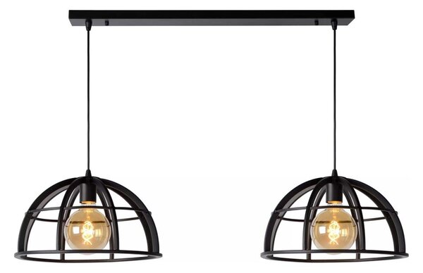 Lucide 76464/02/30 - Lustră pe cablu DIKRA 2xE27/60W/230V