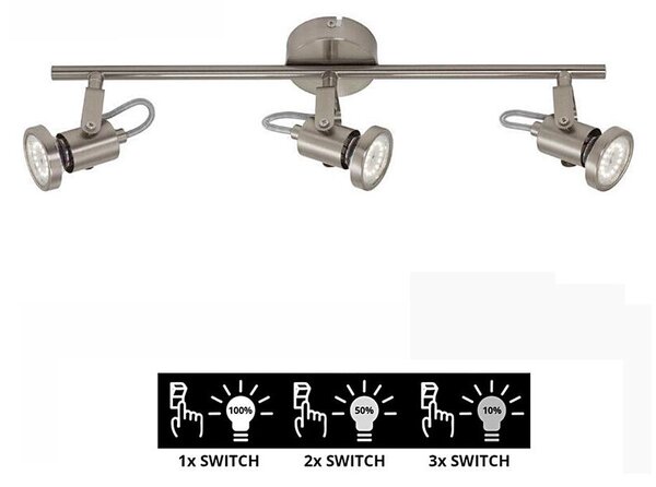 Briloner 2712-032 - Spot de iluminare cu LED SEMPLICE 3xGU10/5W/230V