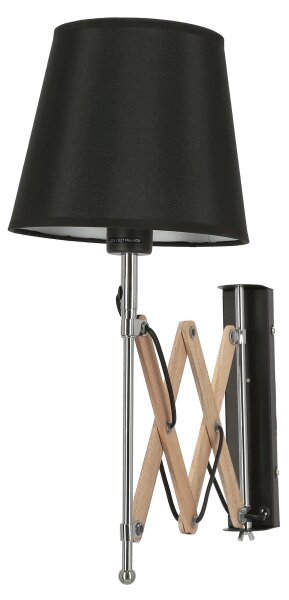 Aplica de perete MITO 1xE27 / 40W / 230V negru