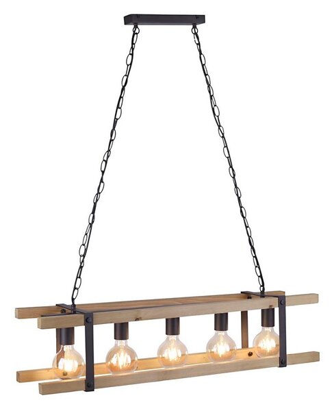 Leuchten Direkt 15685-79 - Lustră pe lanț EDITH 5xE27/60W/230V