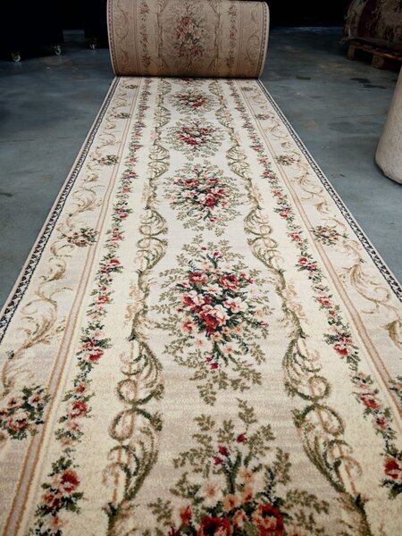 Travesa Hol, Model Clasic 535, Festonata, Latime 120 cm, Crem 120 x 200