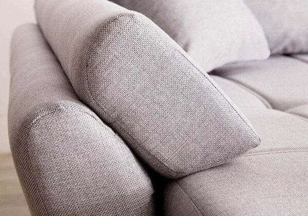 Colțar extensibil dumonde cu ladă de depozitare Loana Enjoy Grey 270x185 cm