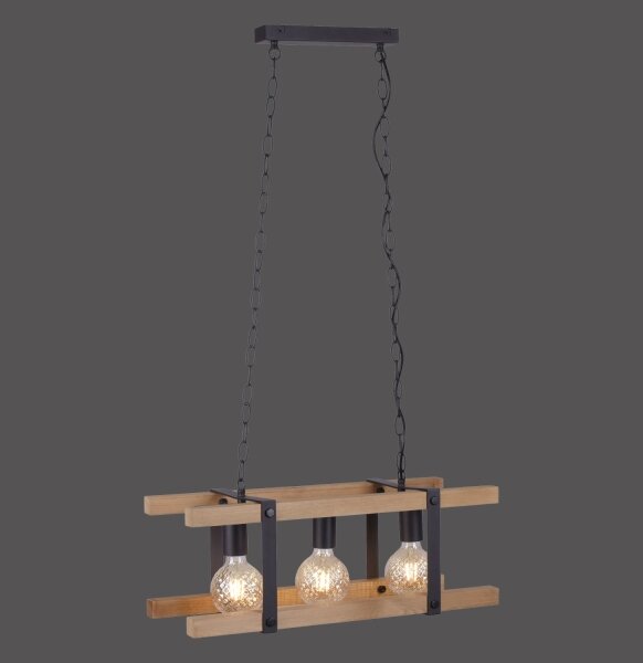 Leuchten Direkt 15683-79 - Lustră pe lanț EDITH 3xE27/60W/230V
