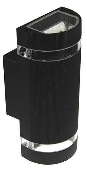 Aplică perete exterior KORTEK 2xGU10/30W/230V IP54 negru