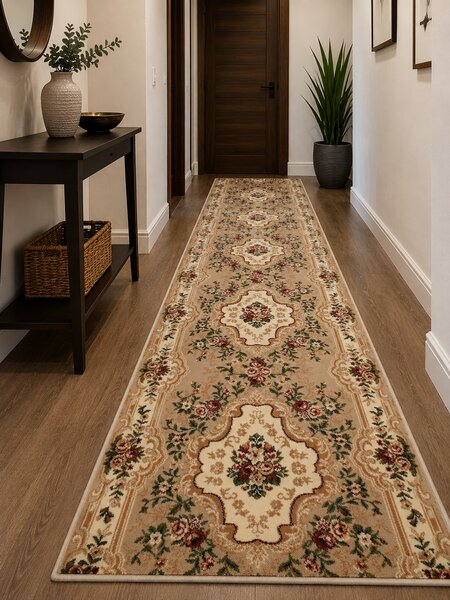 Traversa Hol, Latime 60 cm, Model Clasic 570, Crem 60 x 300