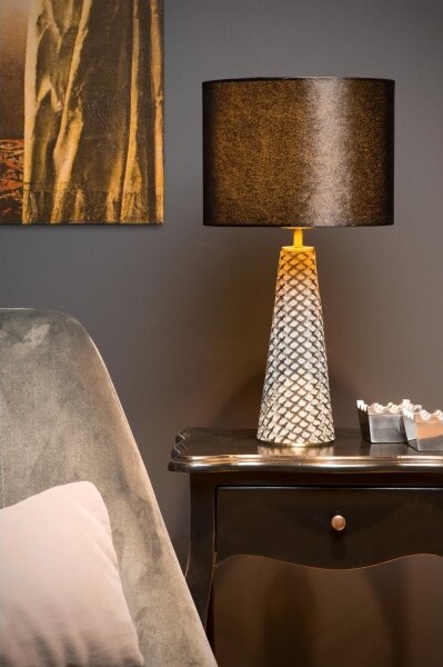Lucide 10501/81/30 - Lampă de masă VELVET 1xE27/40W/230V