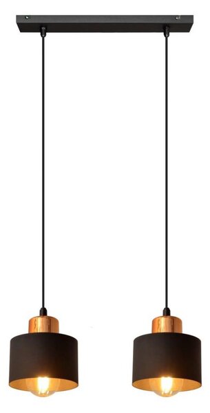 Lustră pe sfoară EDISON 2xE27/15W/230V