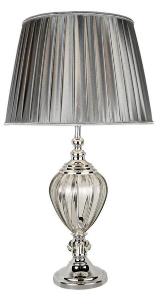 Searchlight EU3721CL - Lampă de masă GREYSON 1xE27/60W/230V