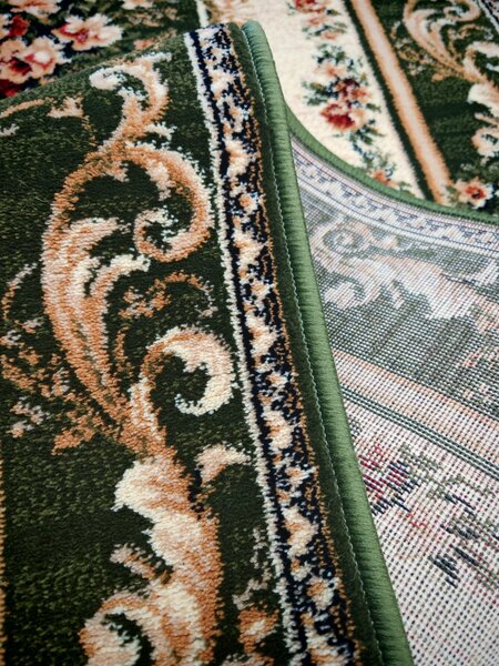 Travesa Hol, Model Clasic 535 310, Festonata, Latime 120 cm, Verde 120 x 200