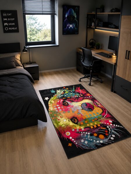 Covor Model Catel, Kolibri 11022 180, Multicolor Multicolor, Dreptunghi, 120x170